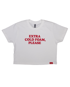 Extra Cold Foam Please Cropped Tee